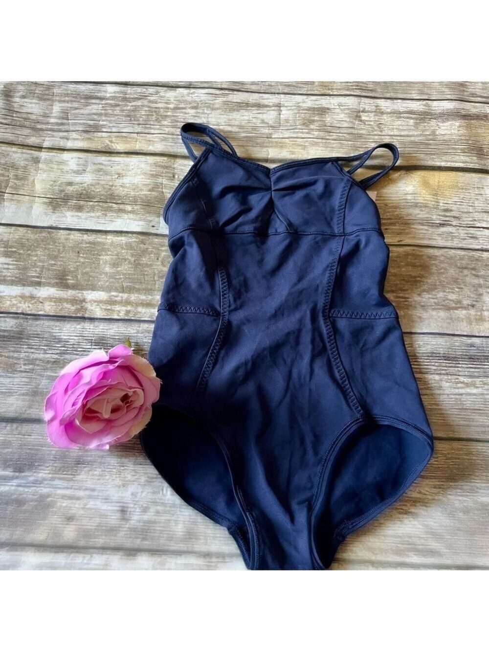 NWOT IVIVVA NAVY LEOTARD